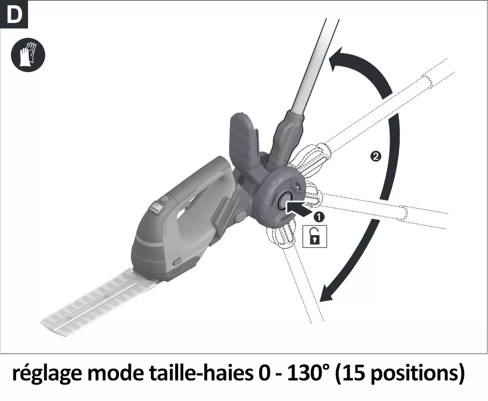 Manche télescopique pour AdvancedShear 18